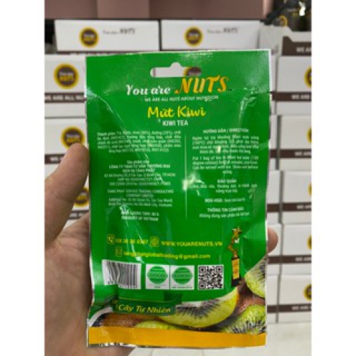 Trà Kiwi ly giấy tự pha thưởng thức tại nhà (65g) tiện lợi thương hiệu YOU ARE NUTS